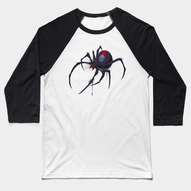 Widowmaker Black Widow Baseball T-Shirt by Genessis